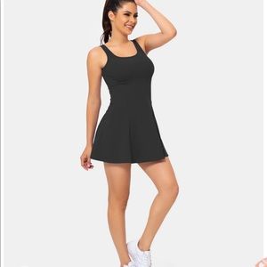 NWT Halara Square Neck Flare Dress